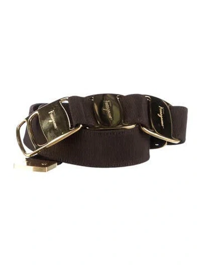 Pre-owned Ferragamo Belt In Brown
