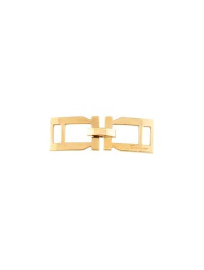 Pre-owned Ferragamo Belt Buckle In Gold