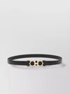 Ferragamo Belt Leather Strap Gold-tone Buckle