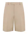Ferragamo Belt Loop Shorts In Nude