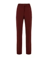 FERRAGAMO BELT LOOP WOOL CASUAL PANTS