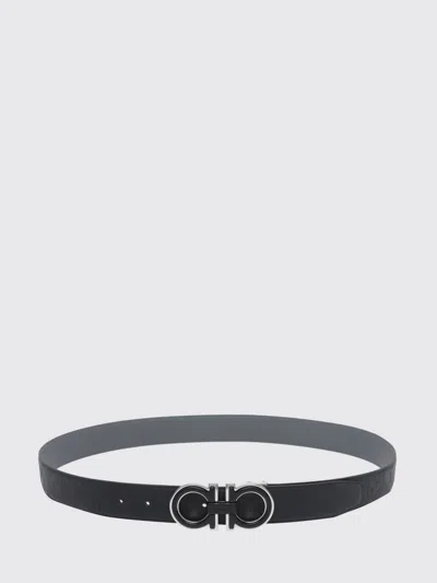 Ferragamo Belt Men In Black