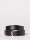 Ferragamo Reversible Leather Belt In Black