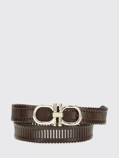 Ferragamo Belt Men  In Metallic