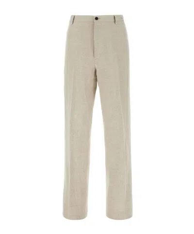 FERRAGAMO BELT RING CASUAL PANTS