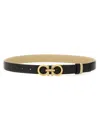 Ferragamo Black Reversible Gancini Belt