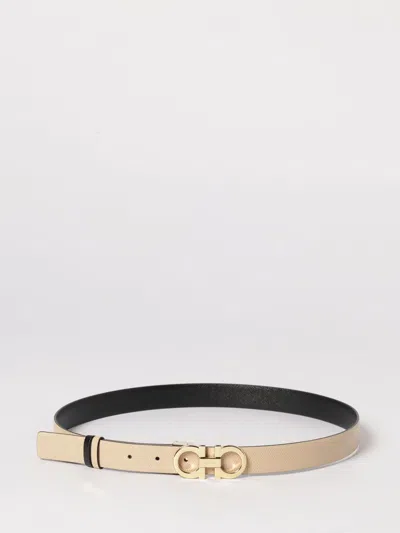 Ferragamo Belt Woman  In Neutral