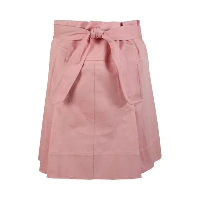 Pre-owned Ferragamo Belted Mini Skirt 'pink' | Women's Size 44