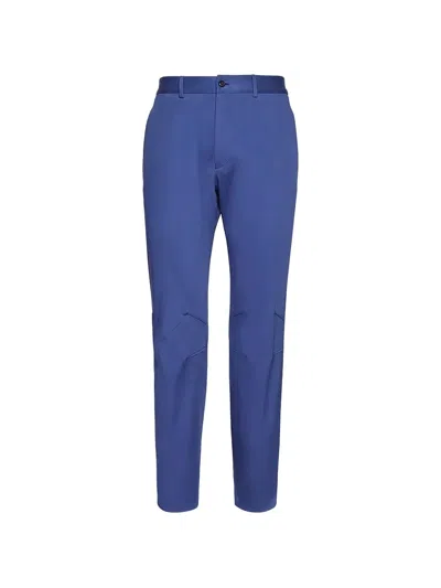 Ferragamo Belt-loop Trousers In Blue