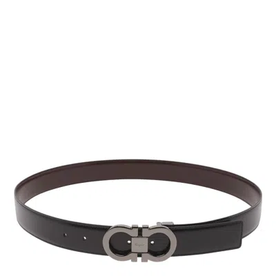 Ferragamo Belts In Black