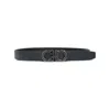 Ferragamo Semi-matte Gancini Reversible And Adjustable Belt In Black