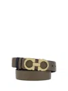 Ferragamo Reversible Belt In Multicolour