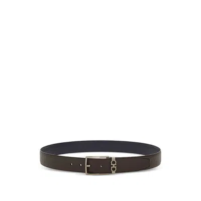 Ferragamo Belts Men In Brown