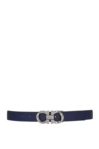 Ferragamo Belts In Midnight/black