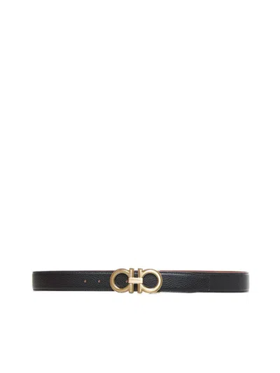 Ferragamo Belts In Nero || New Cognac