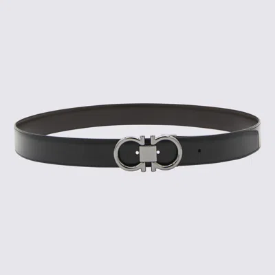 Ferragamo Belts Nero/hickory