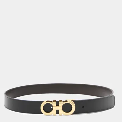 Ferragamo Belts Nero/hickory