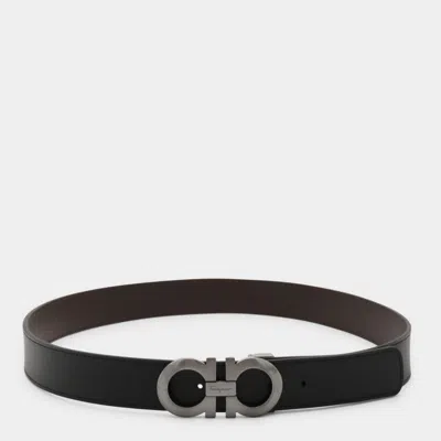 Ferragamo Belts Nero/hickory