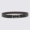 Ferragamo Belts Nero/hickory