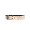 Ferragamo Reversible Gancini Belt In Hammered Leather In Neutral