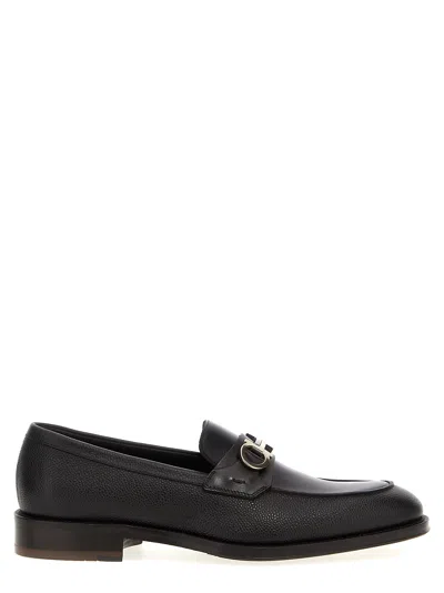 Ferragamo Benedict Loafers In Black