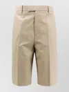 Ferragamo Pressed-crease Bermuda Shorts