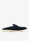 Ferragamo Berto Suede Slippers