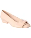 Ferragamo Bessie Patent Pump In Pink