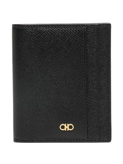 Ferragamo Bi-fold Cardholder Slots In Black