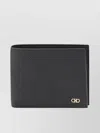 Ferragamo Bi-fold Leather Wallet With 3d Gancini Detail