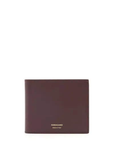 Ferragamo Bi-fold Wallet Accessories In Red