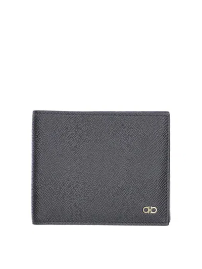 Ferragamo Bi-fold Wallet In Black