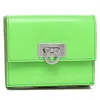 Ferragamo Bi-fold Wanda Wallet In Green