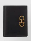 Ferragamo Bifold Calfskin Wallet Gancini Logo