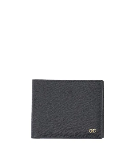 Ferragamo Bi-fold Wallet In Black