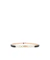 Ferragamo Bijoux Belt In Black Leather In Black