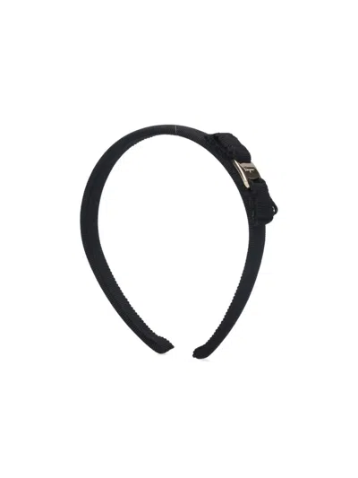 Ferragamo 'vara' Headband In Black