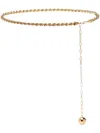 Ferragamo Bijoux Rope-chain Belt In Gold