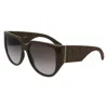 Ferragamo Bio Injected Women's Sunglasses In Green