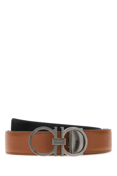 Ferragamo Adjus Belt In Brown