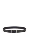 Ferragamo Adjustable Belt In Black