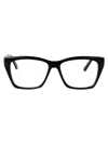 Ferragamo Black Acetate Glasses In Black