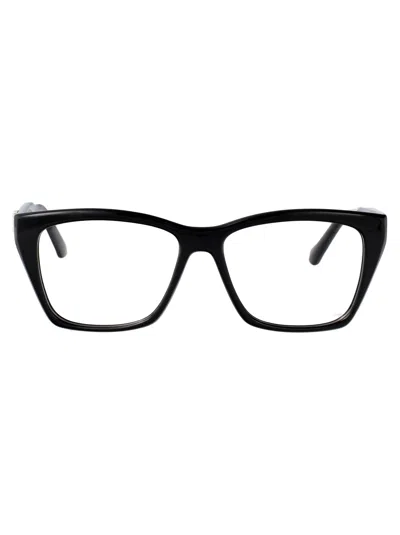 FERRAGAMO FERRAGAMO BLACK ACETATE GLASSES