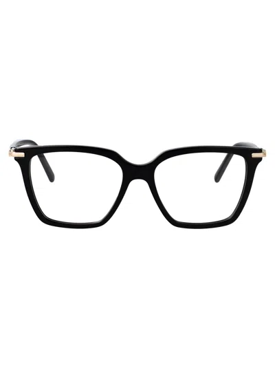Ferragamo Black Acetate Glasses