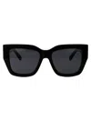 Ferragamo Black Acetate Sunglasses In Black