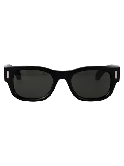 Ferragamo Black Acetate Sunglasses