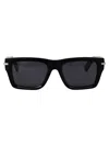 Ferragamo Black Acetate Sunglasses In Black