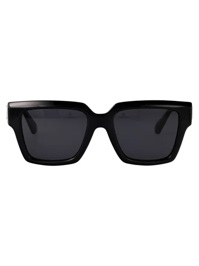 FERRAGAMO FERRAGAMO BLACK ACETATE SUNGLASSES