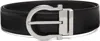 Ferragamo Black Adjustable Reversible Belt In Black