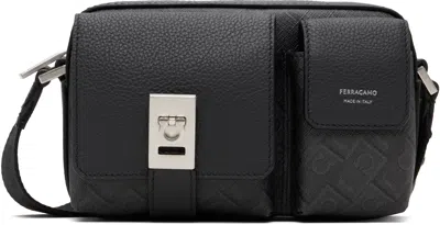 Ferragamo Black All Over Messenger Bag